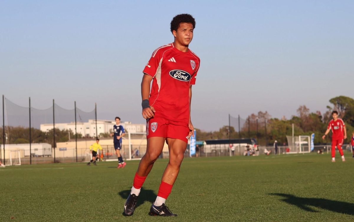 Jonah Mwilambwe practices with the Indiana Eleven Academy. Mwilambwe said the academy is often a 20-hour time commitment. [Submitted: Jonah Mwilambwe] 