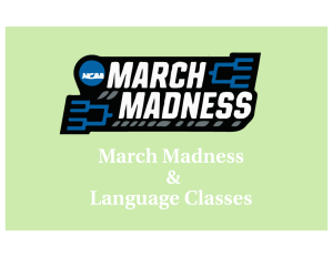 Students, teachers utilize March Madness format for educational purposes