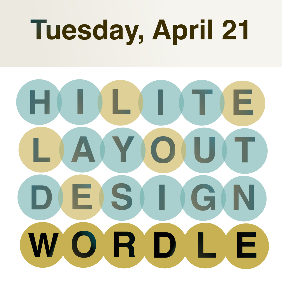 Wordle: April 21