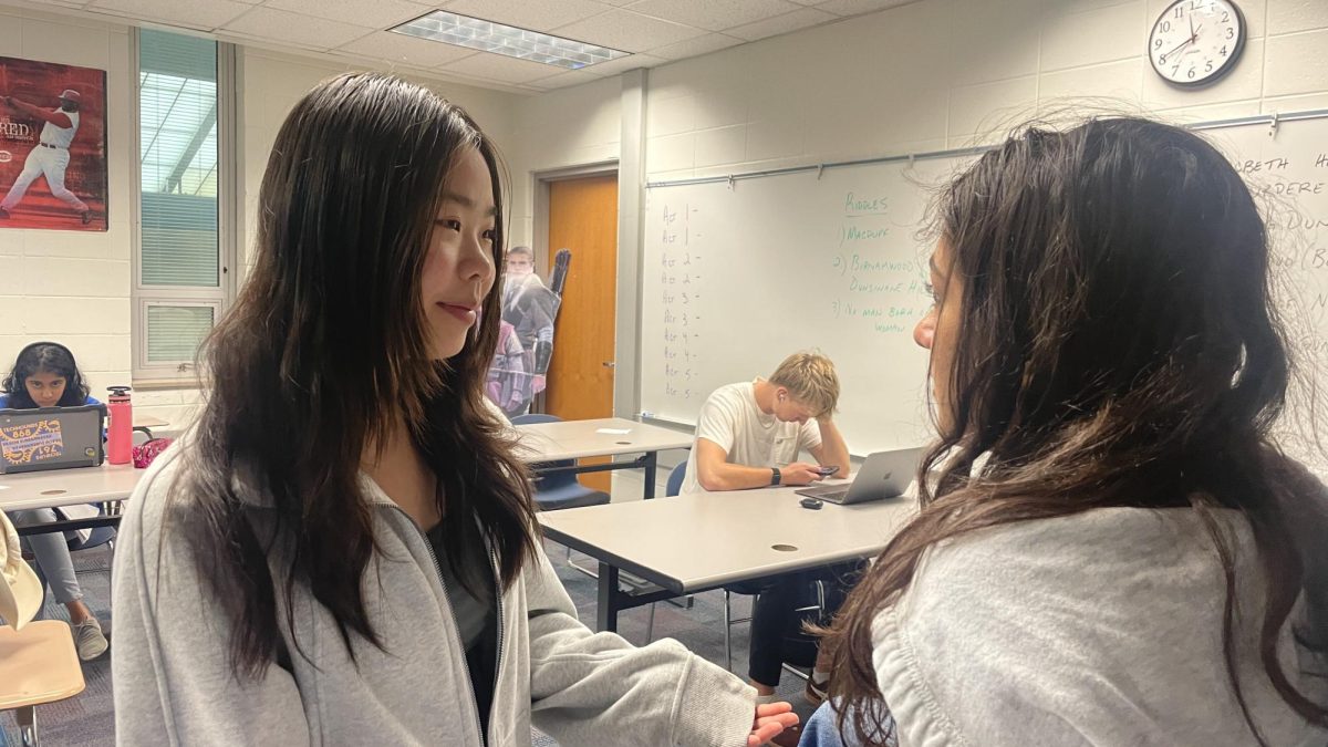 Allison Shen, club president and senior, leaves Math Club after four years of participation. Math Club future presidents, Sophomores Amy Cui and Alex Gao are both prepared to take on the role. “I’m not worried,” Shen said. “They are both not only great mathematicians but also great leaders.”
