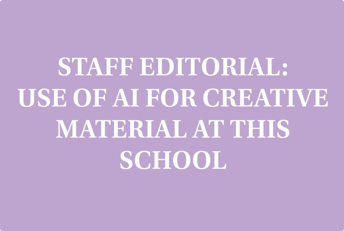 Staff Editorial: CHS should take a stance against AI posters, graphics